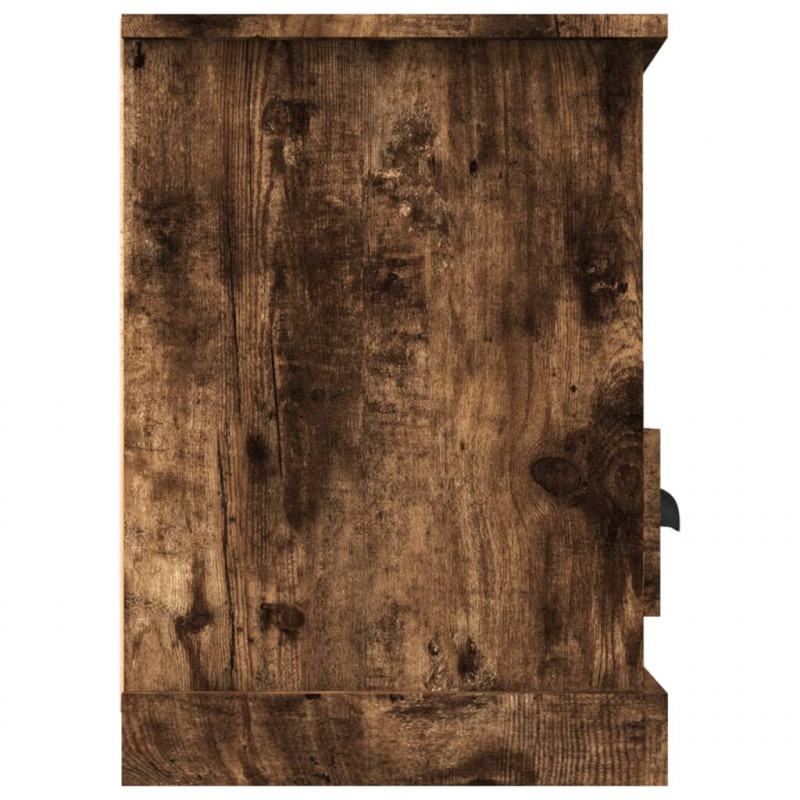Szafka pod TV, przydymiony dąb, 100x35x50 cm