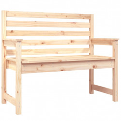 Ławka ogrodowa, 109x48x91,5 cm, lite drewno sosnowe