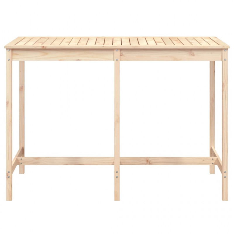 Stół ogrodowy, 159,5x82,5x110 cm, lite drewno sosnowe