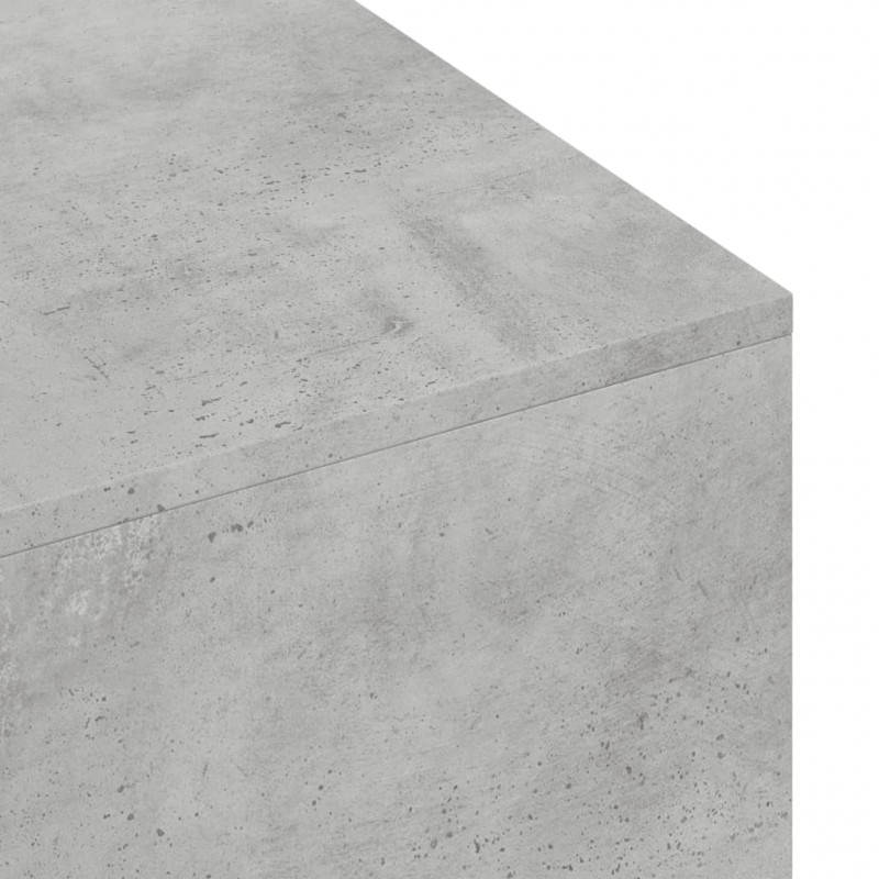 Stolik kawowy, szarość betonu, 100x49,5x31 cm