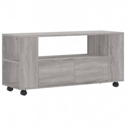 Szafka pod TV, szary dąb sonoma, 102x34,5x43 cm