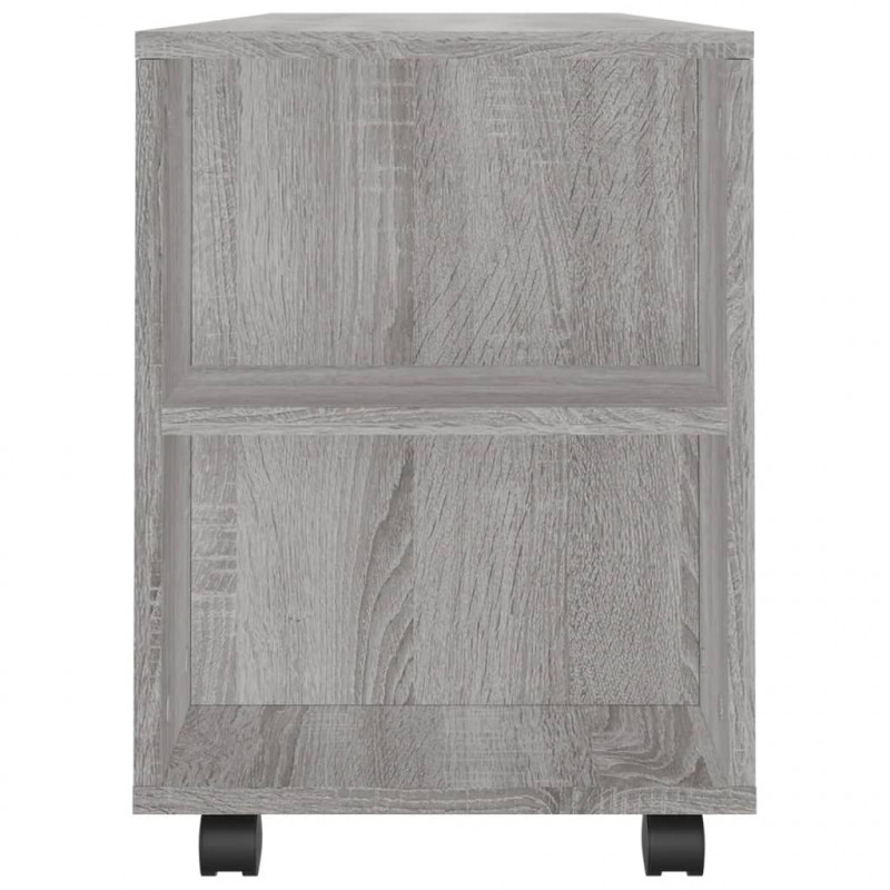Szafka pod TV, szary dąb sonoma, 102x34,5x43 cm