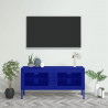 Szafka pod telewizor, granatowa, 105x35x50 cm, stalowa