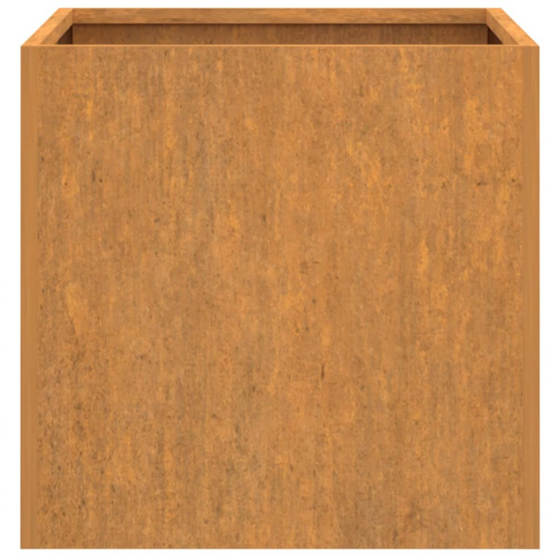 Donica, 49x47x46 cm, stal kortenowska
