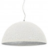 Lampa wisząca, biało-srebrna, Ø 50 cm, E27