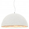Lampa wisząca, biało-srebrna, Ø 50 cm, E27