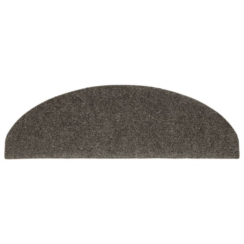 Samoprzylepne nakładki na schody, 10 szt., antracyt, 65x21x4 cm