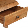 Biurko z litego drewna akacjowego, 110 x 50 x 76 cm
