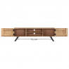Szafka pod TV, 140x30x45 cm, lite drewno akacjowe