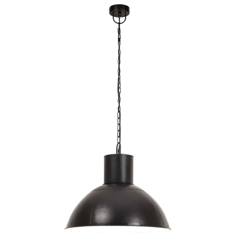 Lampa wisząca, 25 W, czarna, okrągła, 48 cm, E27