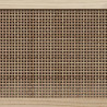 Komoda, czarna, 60x30x70 cm, lita sosna i naturalny rattan