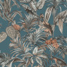 DUTCH WALLCOVERINGS Tapeta Bird-of-Paradise, niebieska