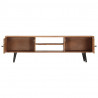 Szafka pod TV, 140x30x40 cm, lite drewno akacjowe