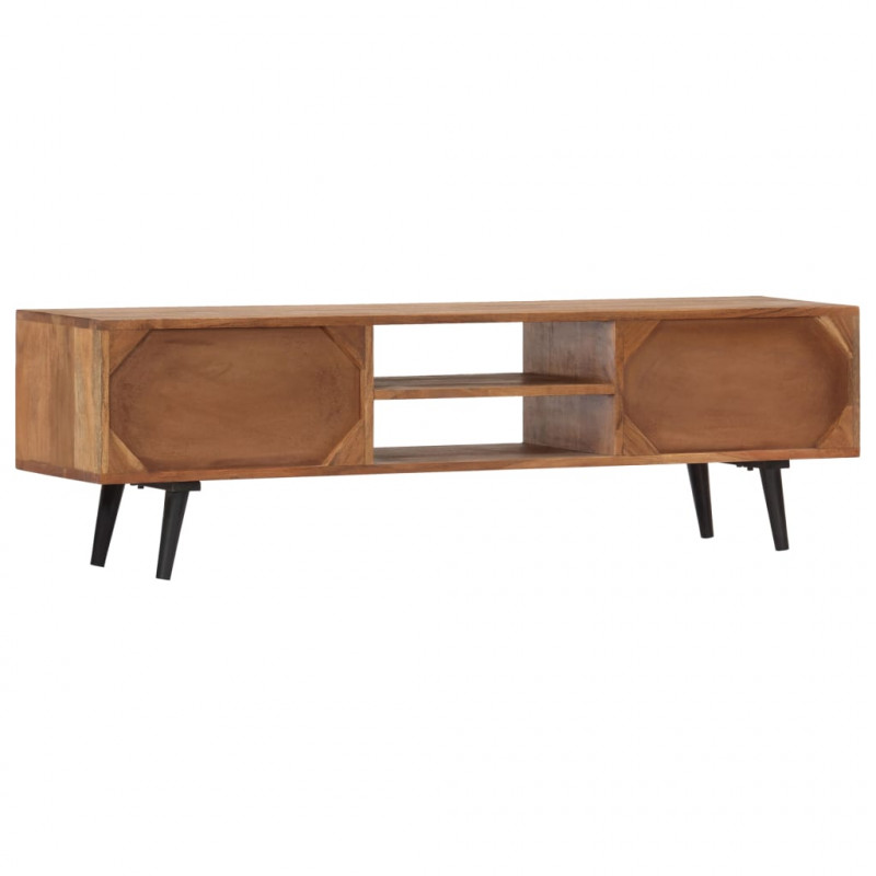 Szafka pod TV, 140x30x40 cm, lite drewno akacjowe