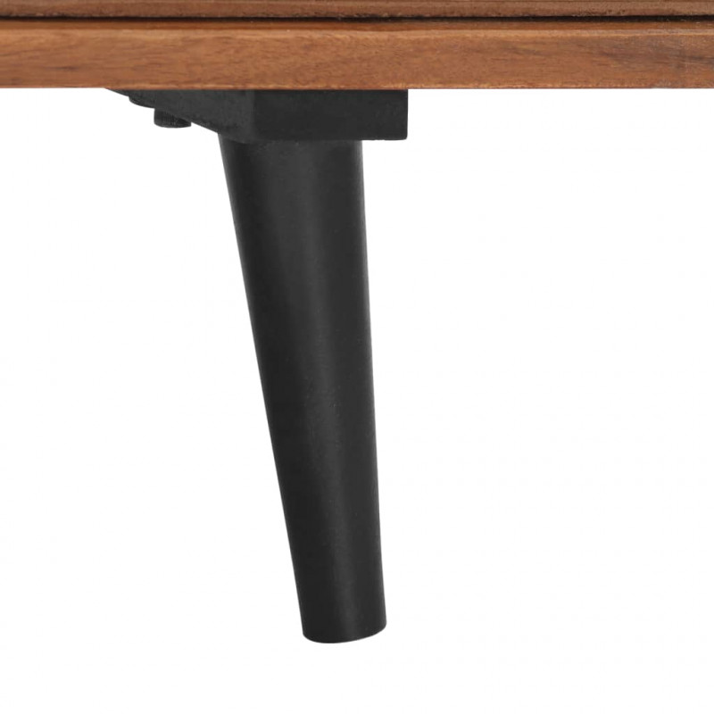 Szafka pod TV, 140x30x40 cm, lite drewno akacjowe