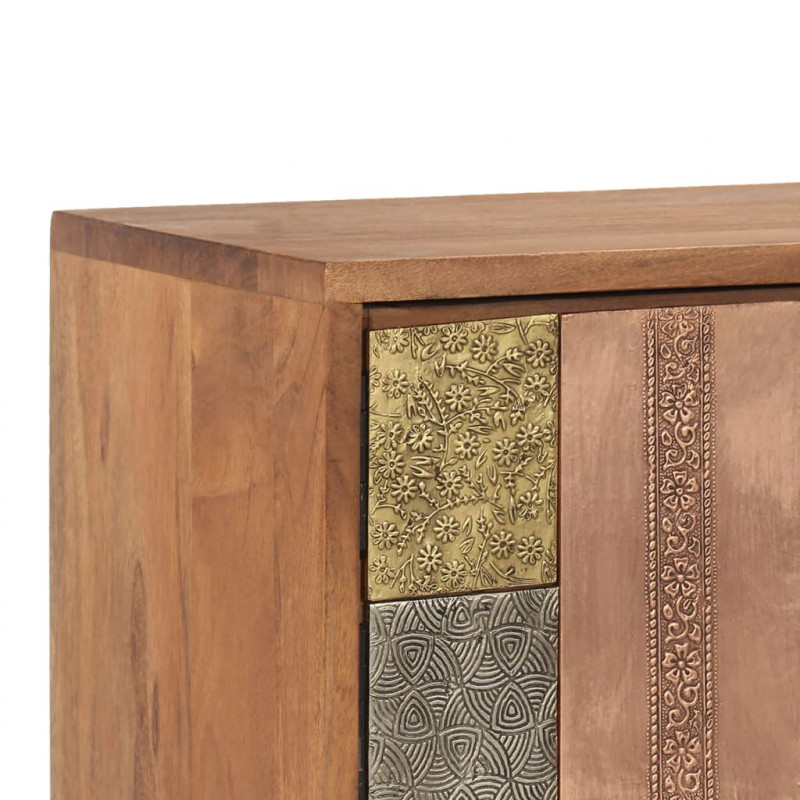 Szafka pod TV, 140x30x40 cm, lite drewno akacjowe