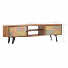 Szafka pod TV, 140x30x40 cm, lite drewno akacjowe