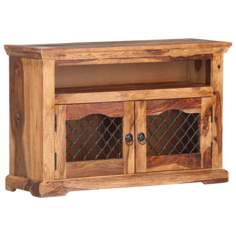 Szafka pod TV, 90x30x60 cm, lite drewno sheesham