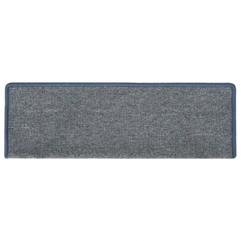 Nakładki na schody, 15 szt., 65x21x4 cm, fioletowo-niebieskie