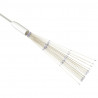 Ogrodowe lampki fajerwerkowe 10 szt., niebieskie, 20cm, 1400LED