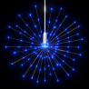 Ogrodowe lampki fajerwerkowe 10 szt., niebieskie, 20cm, 1400LED