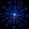 Ogrodowe lampki fajerwerkowe 10 szt., niebieskie, 20cm, 1400LED