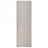 Dywan zewnętrzny o płaskim splocie, 80x250 cm, taupe