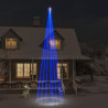 Choinka do montażu na maszcie, 1134 niebieskich LED, 800 cm