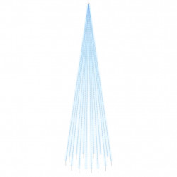 Choinka do montażu na maszcie, 1134 niebieskich LED, 800 cm
