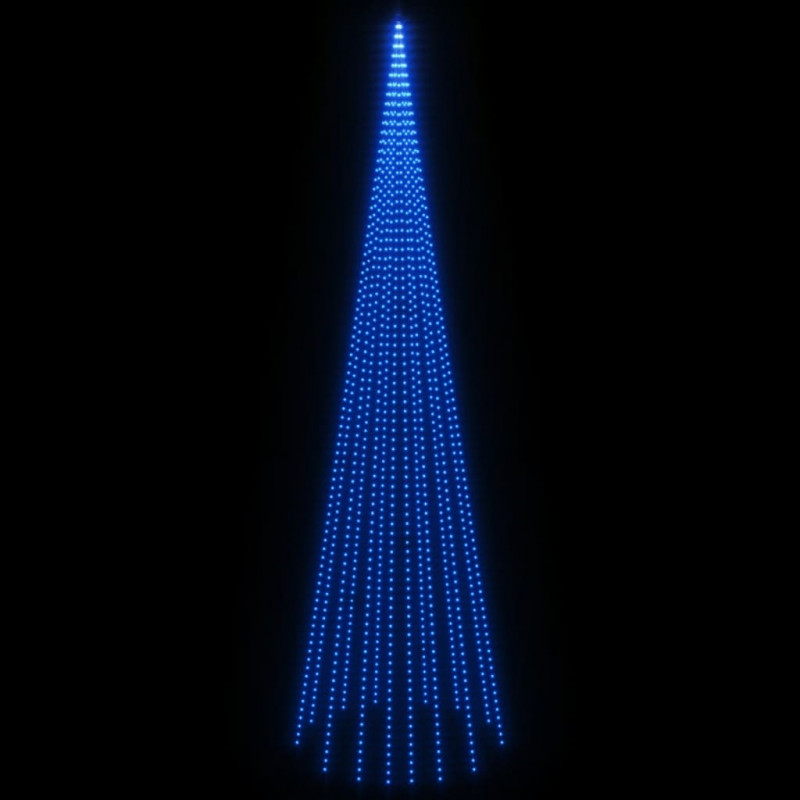 Choinka do montażu na maszcie, 1134 niebieskich LED, 800 cm