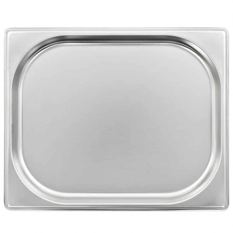 Pojemniki gastronomiczne 8 szt., GN 1/2, 20 mm, stal nierdzewna