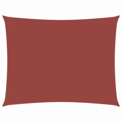Żagiel ogrodowy z tkaniny oxford, prostokąt 4x6 m, terakota