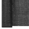 Siatka cieniująca, czarna, 1,5x50 m, HDPE, 150 g/m²