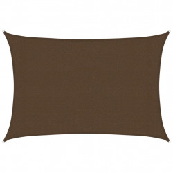 Żagiel przeciwsłoneczny, 160 g/m², brązowy, 3x4,5 m, HDPE