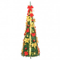 Sztuczna choinka typu pop-up, 50 LED, zielona, 120 cm