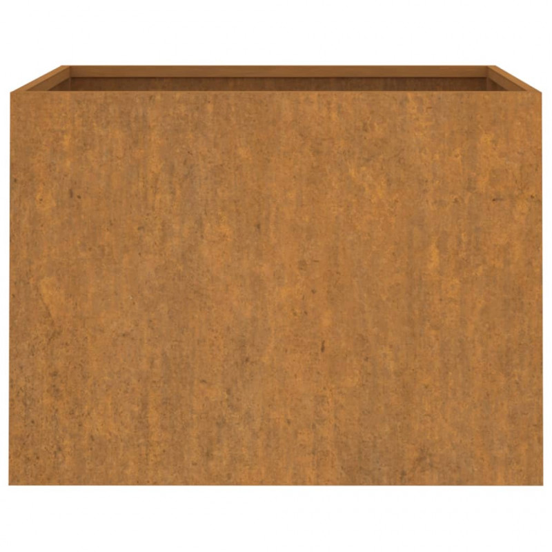 Donica, 62x47x46 cm, stal kortenowska