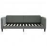 Sofa rozsuwana, ciemnoszara, 90x200 cm, tkanina