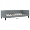 Sofa rozsuwana, jasnoszara, 90x200 cm, tkanina