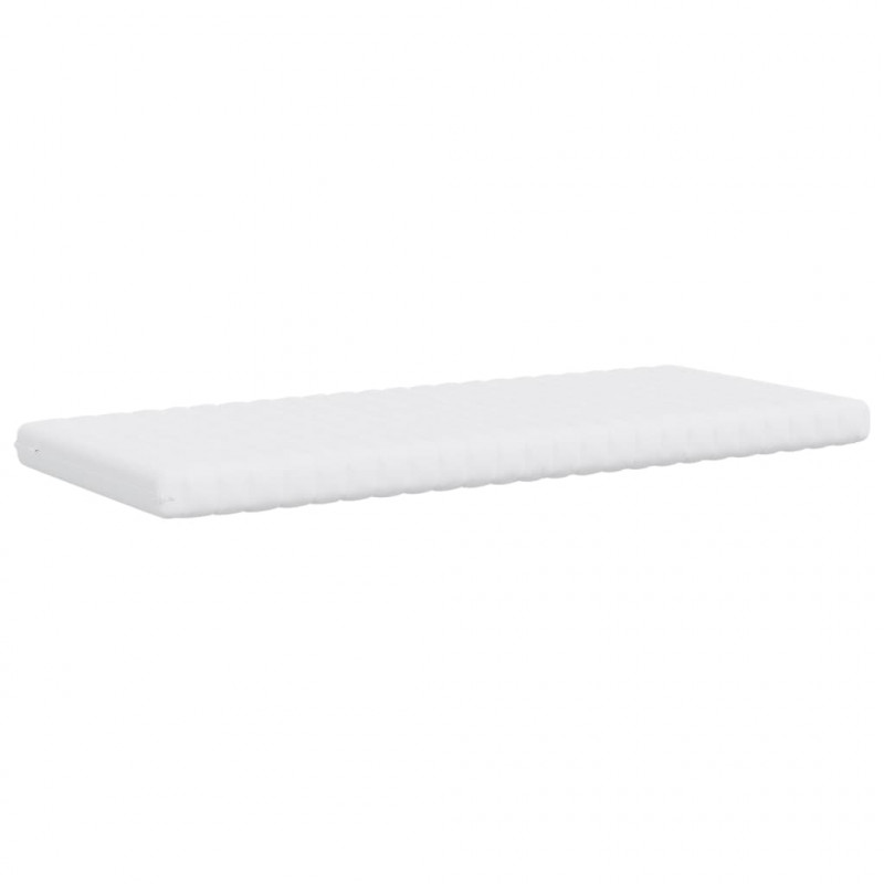 Materace piankowe, 2 szt., białe 100x200 cm, 7-strefowe, 20 ILD