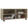 Szafka pod TV, dąb sonoma, 90x35x35 cm, materiał drewnopochodny