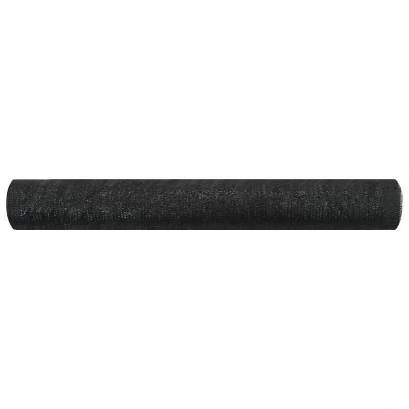 Siatka cieniująca, czarna, 1x10 m, HDPE, 75 g/m²