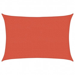 Żagiel przeciwsłoneczny, 160 g/m², terakotowy, 2,5x3,5 m, HDPE