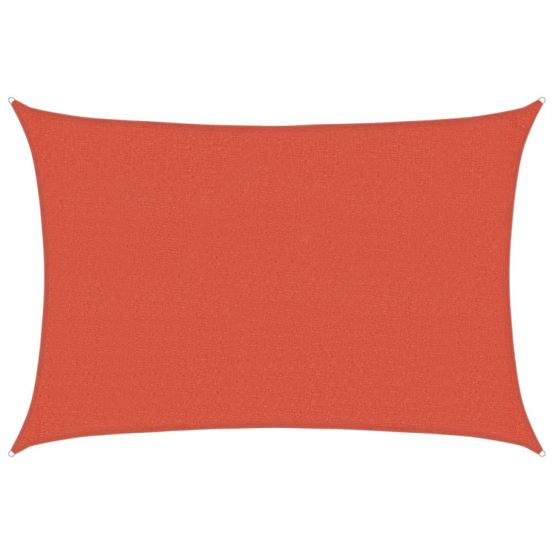 Żagiel przeciwsłoneczny, 160 g/m², terakotowy, 2,5x3,5 m, HDPE