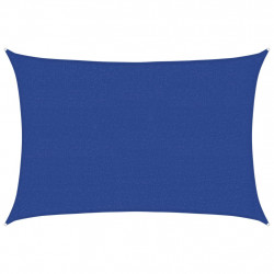 Żagiel przeciwsłoneczny, 160 g/m², niebieski, 2,5x4 m, HDPE