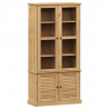 Witryna VIGO, 85x35x170 cm, lite drewno sosnowe