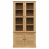 Witryna VIGO, 85x35x170 cm, lite drewno sosnowe