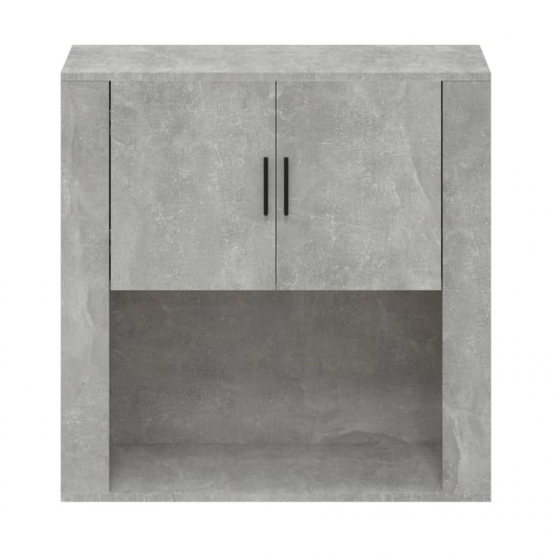 Szafka wisząca, betonowa szarość, 80x33x80 cm
