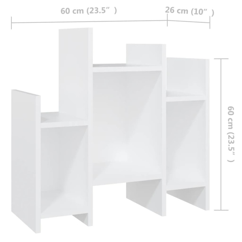 Szafka boczna, biała, 60x26x60 cm, materiał drewnopochodny