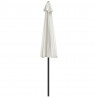 Półparasol balkonowy na słupku z aluminium, 270x144cm, piaskowy