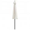 Półparasol balkonowy na słupku z aluminium, 300x155cm, piaskowy